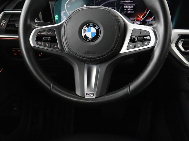 BMW 3-SERIE 320i Executive Edition | Sport Line | Trekhaak | Harman/Kardon | Sfeerverlichting | Carplay | Half leder | Live Cockpit | Parkeerhulp | Navigatie | Climate control | Full LED | Bluetooth | Cruise control