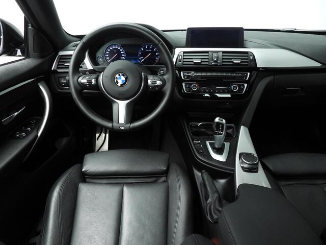 BMW 4-SERIE Gran Coupe 418i | M-Sportpakket | LED | Leder | Navigatie | Sportstoelen | Stoelverwarming | DAB | Hifi speakers | Alu 19 inch