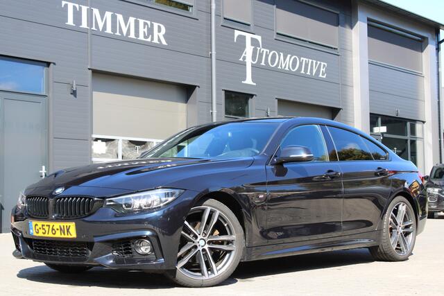 BMW 4-SERIE Gran Coupé 418i M Sport High Executive Automaat - Dealer onderhouden - Nederlandse auto 19 inch - Zwart leder - Stoelverwarming - Camera