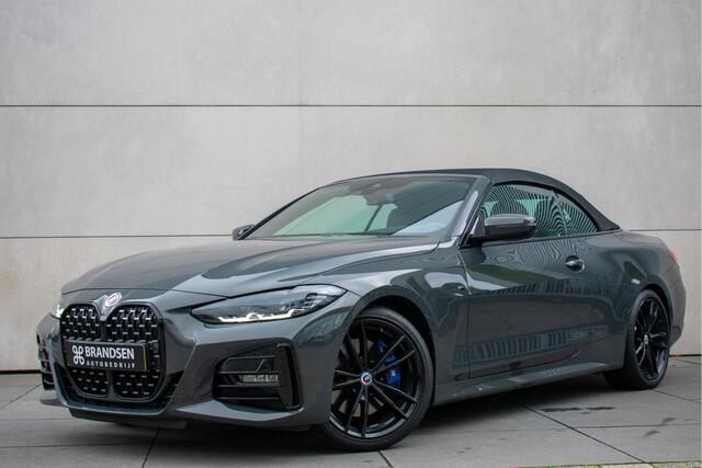 BMW 4-SERIE Cabrio 430i High Executive M-Sport -H&K-19"- Keyless-Nekverw.-Trekhaak-Stuur/Stoelverw-Dravitegrau-