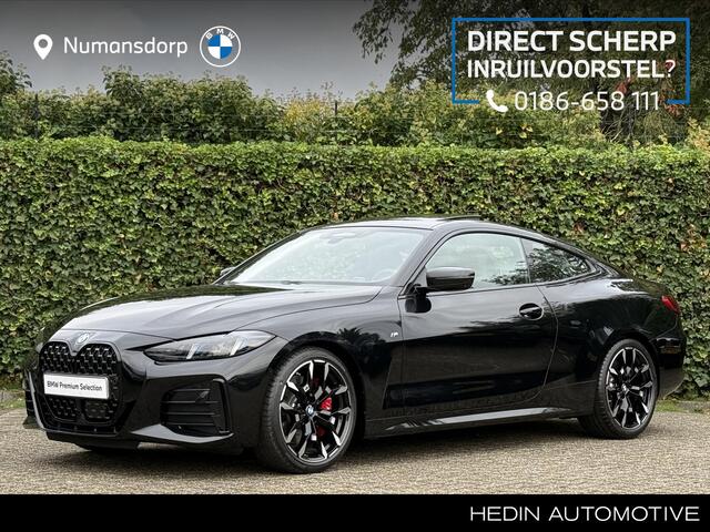 BMW 4-SERIE Coupé 420i | M-Sport Pro | 19'' | S/k-dak | Harman/Kardon | Park. Plus | Driv. Prof. | Head-Up | Comf. Acc. | Elek. achterklep | Laser achterlicht | Stuur + Stoelverw. | Adapt. LED