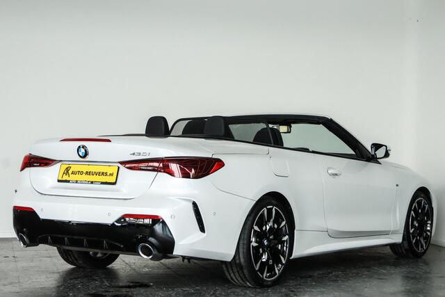 BMW 4-SERIE Cabrio 430i xDrive M-Sport / Opendak / Harman Kardon / ACC / HUD / Nekverwarming / 3D vieuw / CarPlay