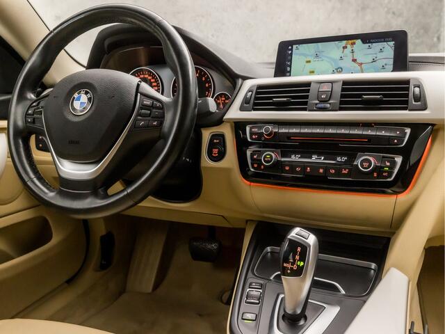 BMW 4-SERIE Gran Coupé 418i High Executive Sport Automaat (GROOT NAVI, CLIMATE, LEDER, SFEERVERLICHTING, STOELVERWARMING, SPORTSTOELEN, GETINT GLAS, PARKEERSENSOREN, CRUISE, NIEUWE APK, NIEUWSTAAT)