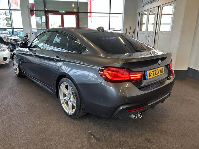 BMW 4-SERIE Gran Coupé 420i High Executive Edition M Sport | Facelift | Digital dashboard | Achteruitrijcamera | Lederen bekleding | Adaptief onderstel | Dealer onderhouden | Climate control | Cruise control | Stoelverwarming | Navigatie | Park assist | Elek. kofferk