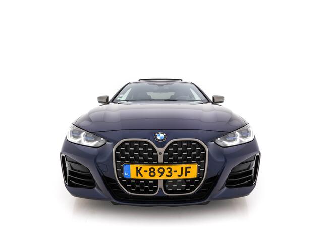 BMW 4-SERIE Coupé M440i xDrive High Executive Aut. *PANO | HEAD-UP | LASER-LED | ADAPTIVE-CRUISE | LUXURY-LEATHER | TOP-VIEW | HARMAN/KARDON | BLINDSPOT | KEYLESS | HEATED-SPORTSEATS | DAB+ | DIGI-COCKPIT | SHIFT-PADDLES | 19''ALU | TOWB