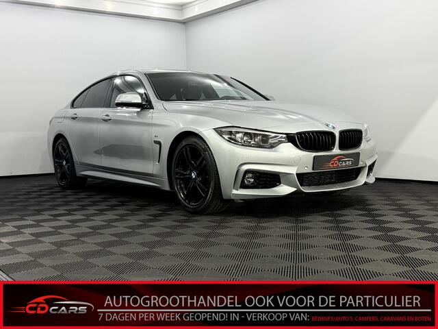 BMW 4-SERIE Gran Coupé 418i High Executive M sport Leder, Camera, Navi, Stoelverwarming, Cruise control, Elektrische achterklep, Keyless start, Lichtmetalen velgen