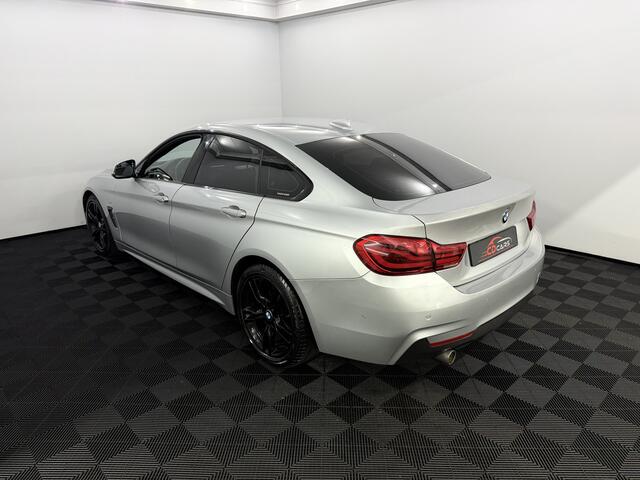 BMW 4-SERIE Gran Coupé 418i High Executive M sport Leder, Camera, Navi, Stoelverwarming, Cruise control, Elektrische achterklep, Keyless start, Lichtmetalen velgen