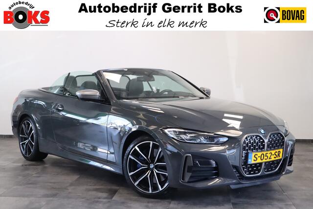 BMW 4-SERIE Cabrio M440i xDrive High-Executive 374PK Individueel-lak Navigatie Volleder 19LMV Head up