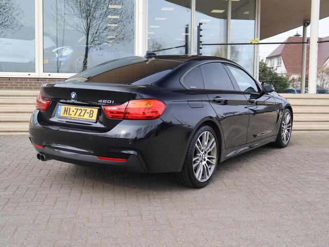 BMW 4-SERIE Gran Coupé 420i AUT8 M-SPORT H.E. + 19 INCH | LEDER | SPORTSTOELEN | STOELVERW.