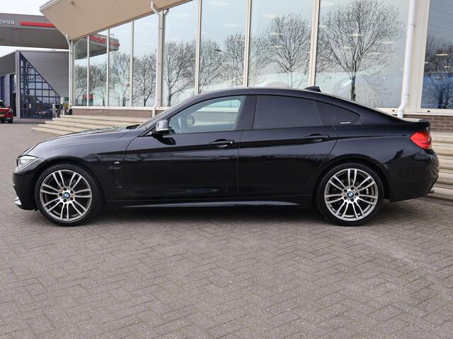BMW 4-SERIE Gran Coupé 420i AUT8 M-SPORT H.E. + 19 INCH | LEDER | SPORTSTOELEN | STOELVERW.