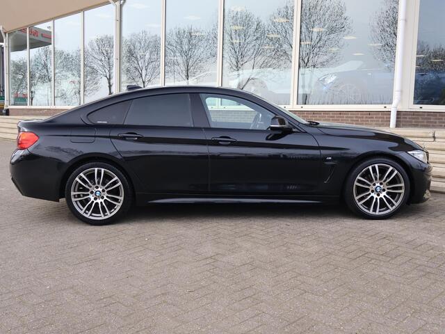 BMW 4-SERIE Gran Coupé 420i AUT8 M-SPORT H.E. + 19 INCH | LEDER | SPORTSTOELEN | STOELVERW.