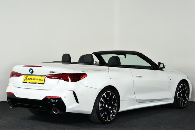 BMW 4-SERIE Cabrio 430i xDrive M-Sport / Opendak / Harman Kardon / ACC / HUD / Nekverwarming / 3D view / CarPlay