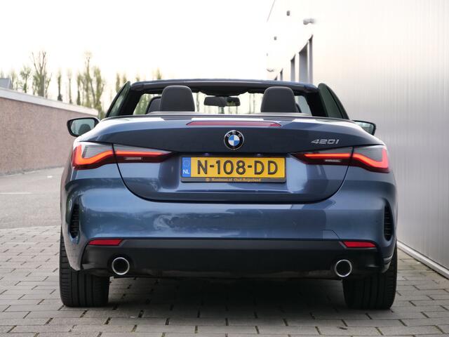 BMW 4-SERIE Cabrio 420i High Executive 184 Pk Automaat Navi / DAB / Apple Carplay / Leer / HUD / Windscherm / Nekverwarming