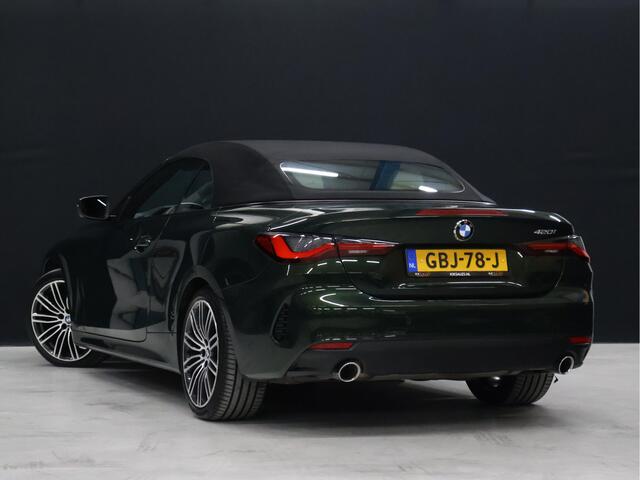 BMW 4-SERIE Cabrio 420i High Executive [AIR SCARF, CAMERA, APPLE CARPLAY, ANDROID AUTO, MEMORY SEATS, VOL LEDER, M VELG, SPORTSTOELEN, NIEUWSTAAT]