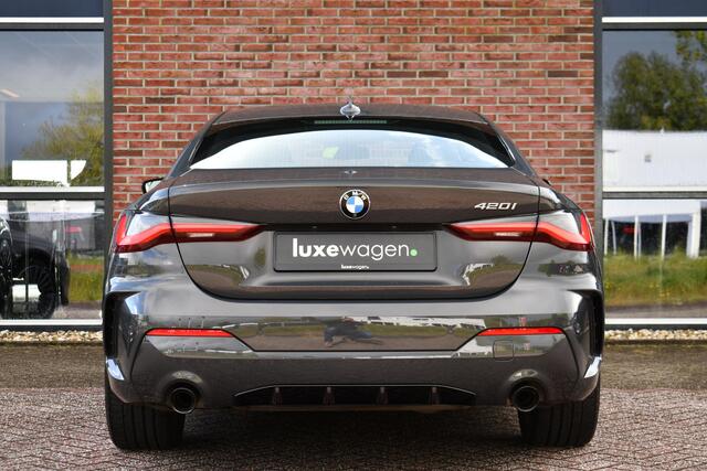 BMW 4-SERIE Coupé 420i M-Sport | NL-auto | Dravitgrau | 19inch | Laser | El-klep