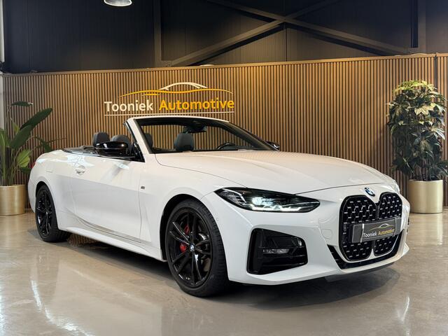 BMW 4-SERIE Cabrio 430i High Executive M SPORT Cabrio | MOOISTE VAN NEDERLAND | ALARM KLASSE 5 MET CERTIFICAAT DEALER ONDERHOUDEN ALLE REKENINGEN AANWEZIG! KEYLESS GO AANWEZIG MET TELEFOON APP TE BEDIENEN