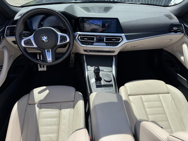 BMW 4-SERIE Cabrio 430i High Executive M sport air scarfe, HiFi systeem, stuur verwarmd, windscherm,