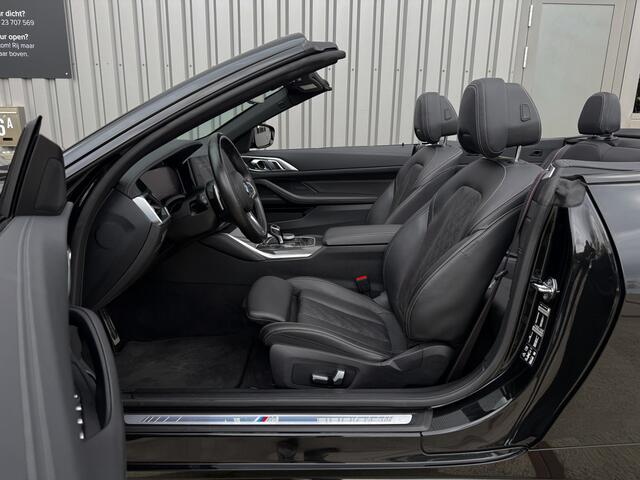 BMW 4-SERIE Cabrio M440i xDrive Individual l Laser l Head-Up l Stoelkoeling l Nekverwarming l Top View