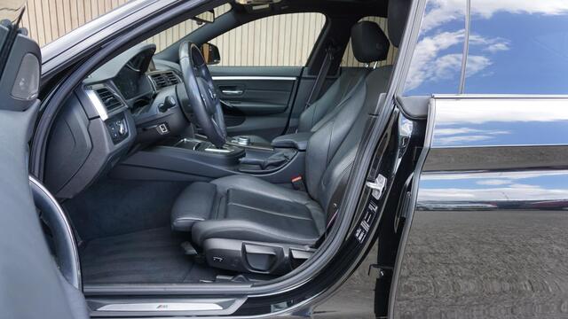 BMW 4-SERIE Gran Coupé 418i 136PK M-Sport Shadow Line Schuif/kanteldak HUD H&K 360-View Trekhaak Leder 19inch LM *NL auto* 1e Eigenaar 37312km!