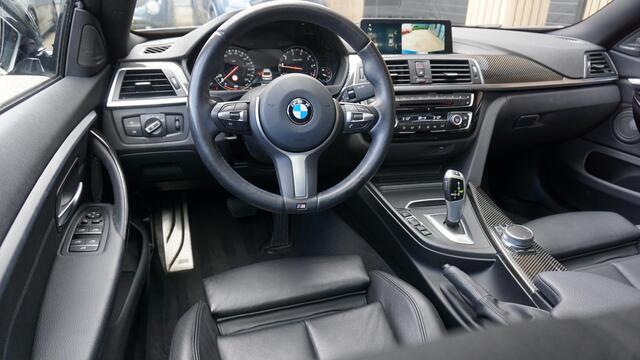 BMW 4-SERIE Gran Coupé 418i 136PK M-Sport Shadow Line Schuif/kanteldak HUD H&K 360-View Trekhaak Leder 19inch LM *NL auto* 1e Eigenaar 37312km!