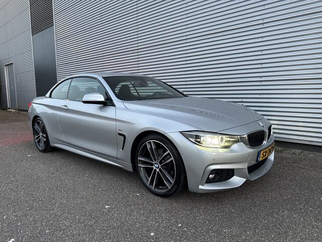 BMW 4-SERIE Cabrio 420i High Exec. M-sport Facelift NAP Dealer OH H&K HUD Leer 19"