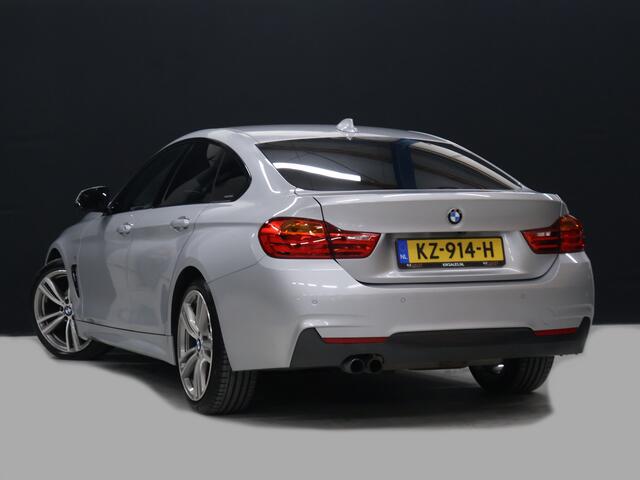 BMW 4-SERIE Gran Coupé 420i M Sport [SCHUIFKANTELDAK, CRUISE, STOELVERWARMING, HEAD UP, CAMERA, PDC V+A, ELEKTRISCHE ACHTERKLEP, BLUETOOTH, DUAL ZONE CLIMATE, VOL LEDER, NAVIGATIE, NIEUWSTAAT]