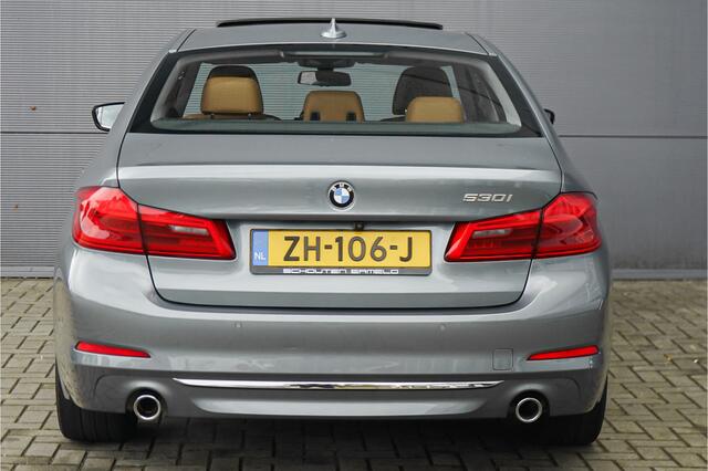 BMW 5-SERIE 530i High Ex Luxury Schuifdak Comfortstoel Navi Trekhaak Camera