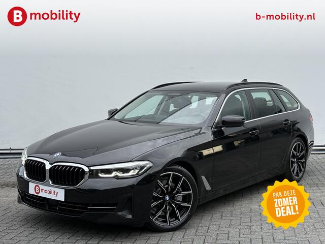 BMW 5-SERIE Touring 520i High Executive Comfort Stoelen Adaptive Cruise Control Leer | Apple CarPlay | Memory stoelen | DAB Audio