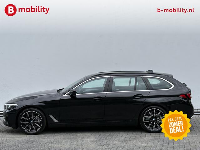 BMW 5-SERIE Touring 520i High Executive Comfort Stoelen Adaptive Cruise Control Leer | Apple CarPlay | Memory stoelen | DAB Audio