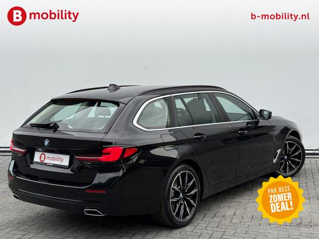BMW 5-SERIE Touring 520i High Executive Comfort Stoelen Adaptive Cruise Control Leer | Apple CarPlay | Memory stoelen | DAB Audio