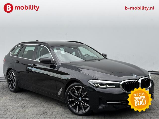 BMW 5-SERIE Touring 520i High Executive Comfort Stoelen Adaptive Cruise Control Leer | Apple CarPlay | Memory stoelen | DAB Audio