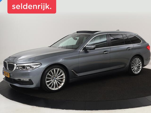 BMW 5-SERIE 520i High Executive | Panoramadak | Trekhaak | Leder | Stoelverwarming | Camera | Head-Up | Navigatie | Full LED | Climate control