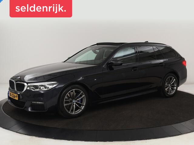BMW 5-SERIE 530i M Sport | Panoramadak | Head-Up | Leder | Stoelverwarming | Sfeerverlichting | Navigatie | Full LED | Parkeerhulp | Sportstoelen