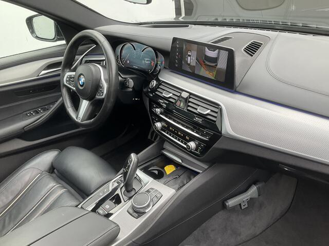 BMW 5-SERIE 530D M-sport 6-Cilinder Pano Trekhaak HUD 360cam Standkachel Sfeerverl NL-Auto VOL!