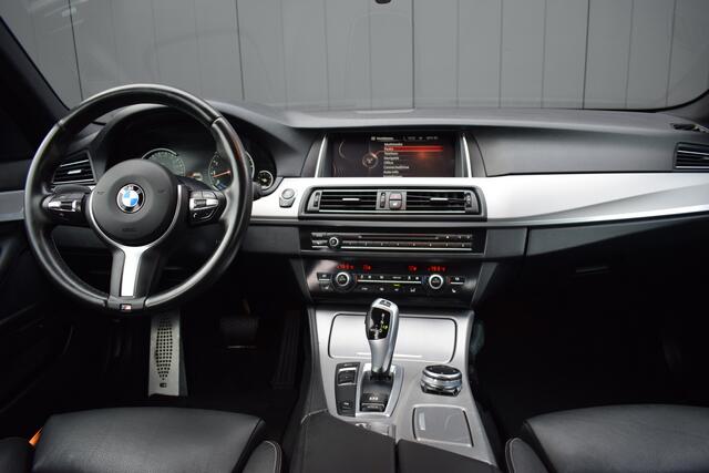 BMW 5-SERIE 520i Automaat M-Sport Edition Zwart Leder | Bi-Xenon | Elek. Stoelen | Full Map Navi | Sportstoelen