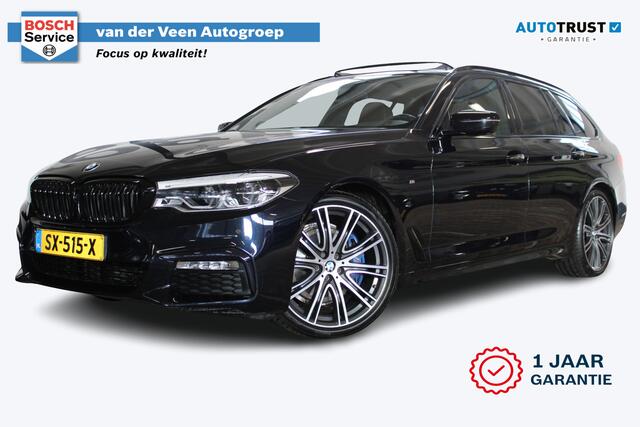 BMW 5-SERIE Touring 530i High Executive M-sport | Incl. 12 maanden garantie | 100% onderhouden | Memory-seats | Parkeercamera | Standkachel | Head-up display | Elektrisch uitklapbare trekhaak | Stoelverwarming | Climate control |
