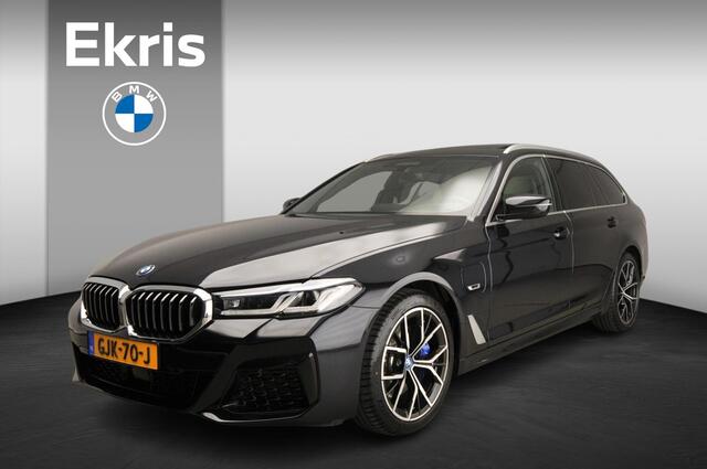 BMW 5-SERIE Touring 530e xDrive | M-sportpakket | Laserlicht | Leder | HUD | Trekhaak | Schuifdak | Keyles go | DAB | Hifi speakers | Alu 19 inch