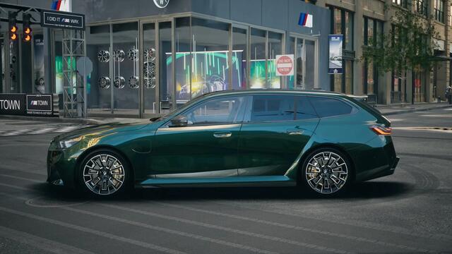 BMW 5-SERIE Touring M5 Automaat / M Drive Professional / Panoramadak / Trekhaak / Bowers & Wilkins / M Multifunctionele Stoelen / M Carbon-keramische remmen / Parking Assistant Professional