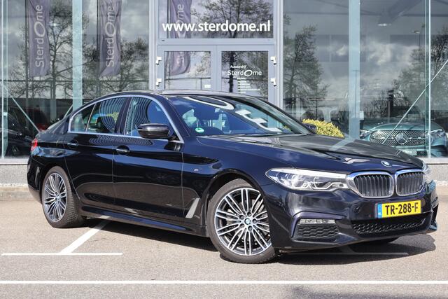 BMW 5-SERIE 520d EDE High Executive M Sport pakket l LED Adaptief l Navigatie Professional l Airodynamica pakket l Driving Assistance l PDC l Ambiance verlichting l Warmte Comfort pakket l Electrisch verwarmde voorstoelen l Camera l Alarm klasse 3 l Comfortstoelen vo