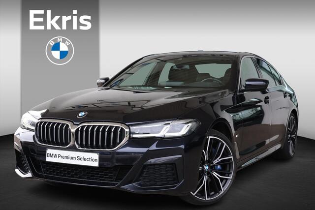 BMW 5-SERIE Sedan 530e M Sport Plus | Exklusive volleder | Stuur- en stoelverwarming | Harman Kardon | Head-up Display | 20" M Y-Spaak | Comfort Access | Galvanische bedieningselementen