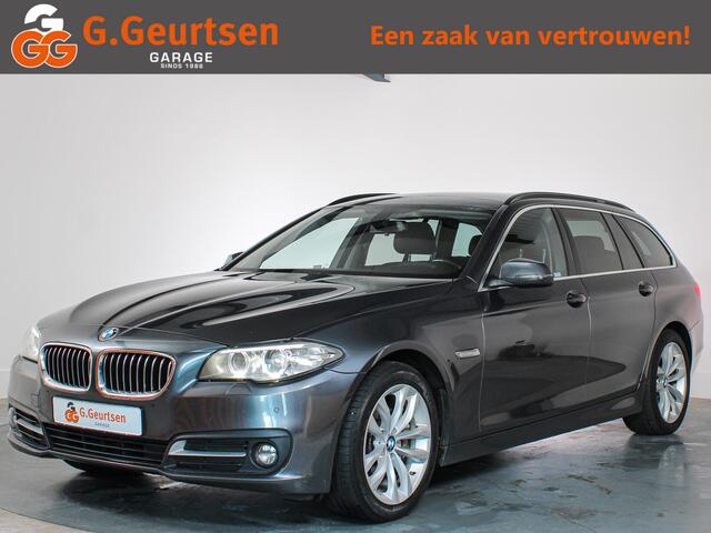 BMW 5-SERIE Touring 520xd High Executive, Xenon, Cruise Control, Stoelverwarming, Lederen Bekleding, Trekhaak, Nieuwe APK