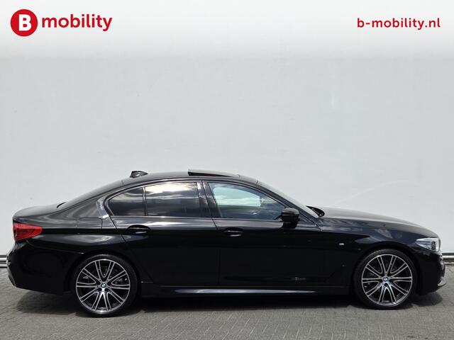 BMW 5-SERIE 520i High Executive M-Sport Schuif/Kanteldak Head-Up LED | Achteruitrijcamera | Hifi | DAB Audio | Apple CarPlay | NL Auto!