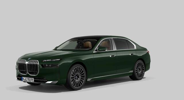 BMW 7-SERIE 750e xDrive | British Racing Green | 21'' | CoPilot | Bowers & Wilkins | Iconic Glow Cristal | 4x Stoelverw. | Active Steering