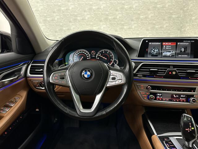 BMW 7-SERIE 730d xDrive | Schuifdak | Massage | 360 Camera | Soft-Close | ACC | Laser-LED | Indiv. Leder | Luchtvering | Achterasbesturing | Comfortstoelen | Stoelventilatie | Head-Up | 4-Zone Clima | Keyless-Entry | Driving Assist Pro. | Sfeerverlichting |