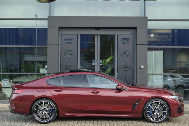 BMW 8-SERIE Gran Coupé 840i 333pk M-sport xDrive Panoramadak M8 seats Bowers&Wilkins Stoelkoeling Aventurin Rot 20" LMV