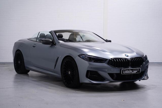 BMW 8-SERIE 840d xDrive High Executive HUD DAB Harman-Kardon Softclose driving-assist nachtzicht warmte-comfort pakket connected-service aircollar apple-carplay Frozen Bleustone met carbon inleg 21"LMV M-Pakket