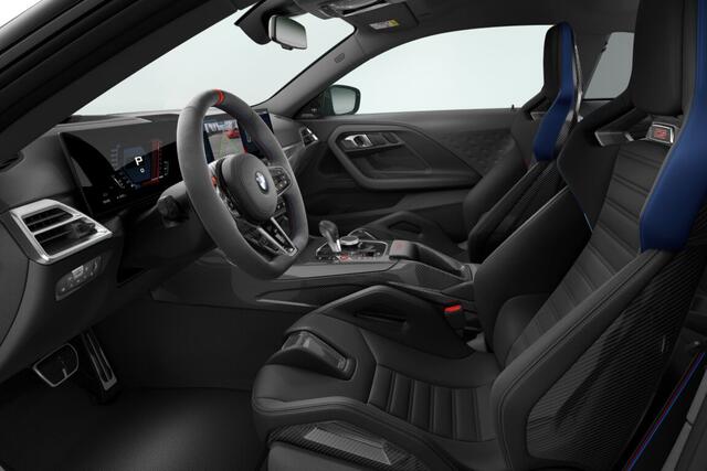 BMW M2 2 Serie Coupé CS | Stuurwielrand verwarmd | M Carbon-keramische remmen Rot | 19/20" LM Sterspaak (Styling 827M) Gold Bronze met semislick banden | Driving Assistant | Active Cruise Control