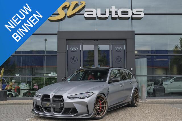 BMW M3 Touring Competition 510pk xDrive Widescreen Frozen grey *BTW* Head-up Adaptive cruise CSL grille 21" LMV