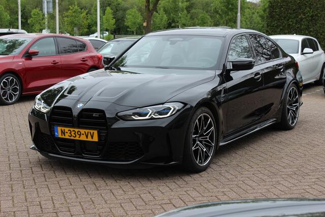 BMW M3 3-serie Competition / 360Camera / Carbon / Head-up / Keyless / Leder / 19'' / CarPlay / Dealer onderhouden / Stuur+Stoelverwarming / Dodehoek / DAB / ACC
