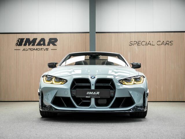 BMW M4 4-serie Cabrio xDrive Competition | Carbon Performance Pack | Yellow DRL'S | Brooklyn Grau | Stuurverwarming en nek verwarming |